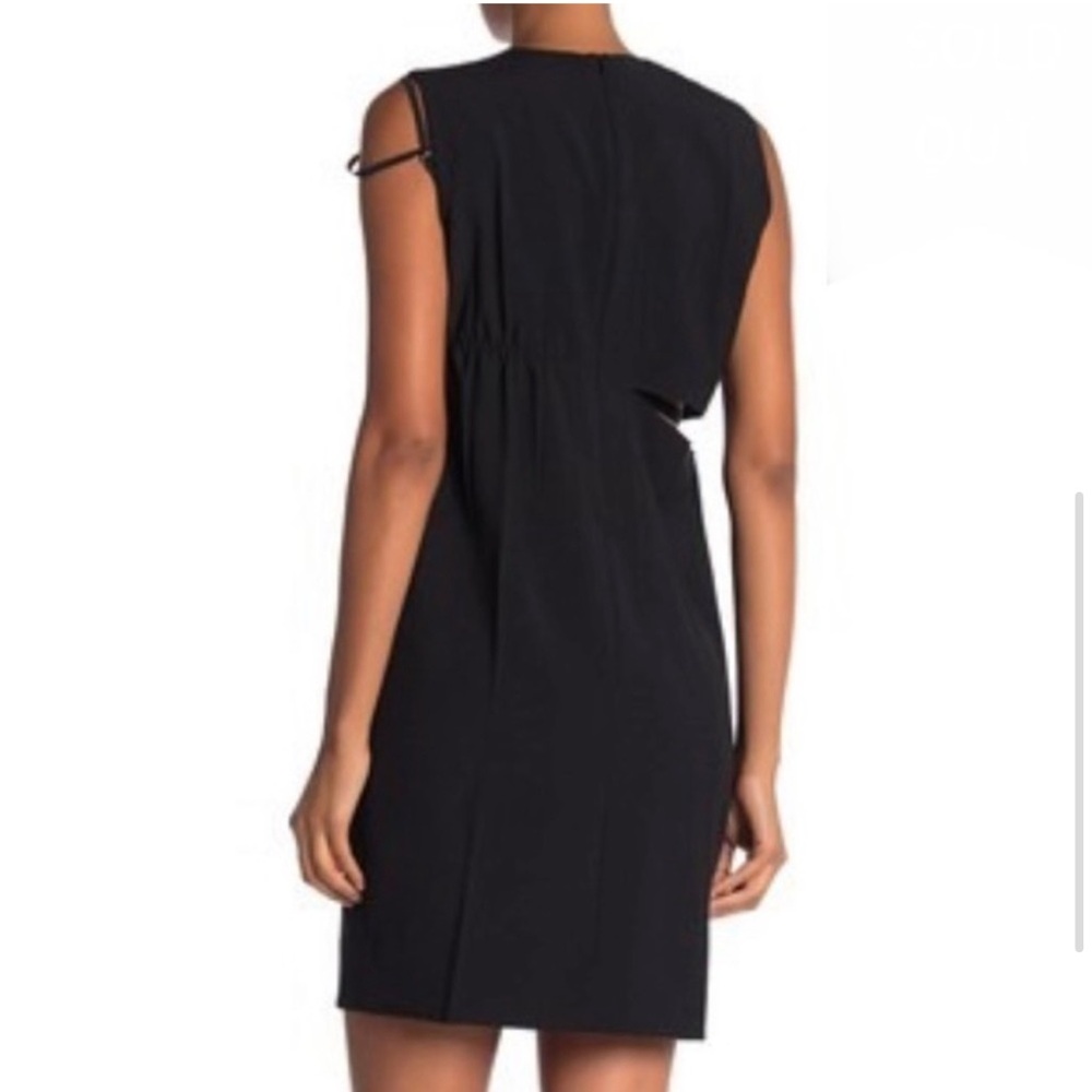 HELMUT LANG SLASH WAIST SHIFT DRESS